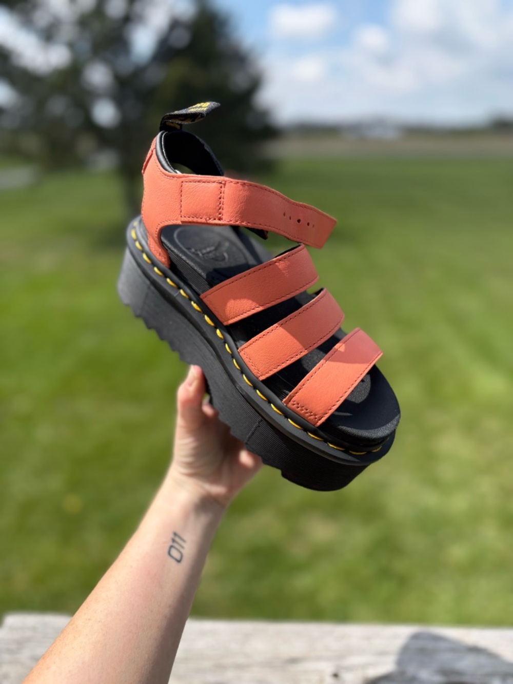 Dr. Martens Coral Strappy Platform Sandals